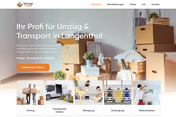 Umzugsfuchs screenshot 2