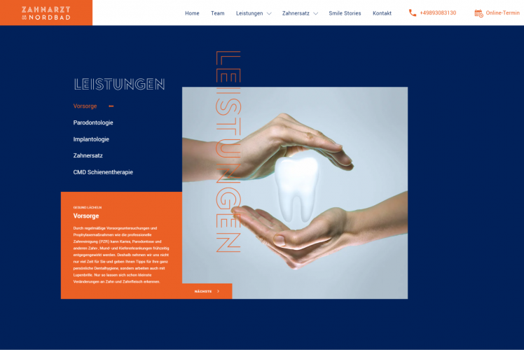 Zahnarzt am nordbad screenshot 3