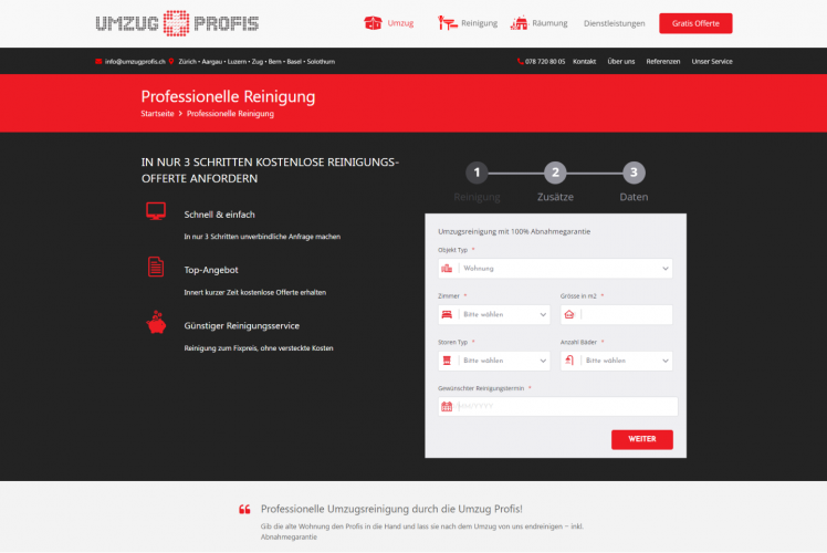 Umzugprofis screenshot 4