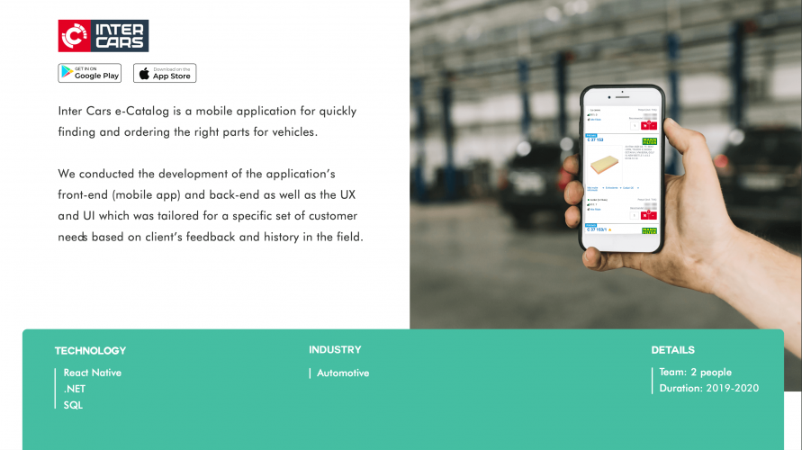InterCars screenshot 1