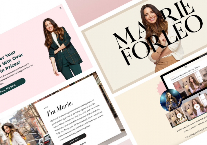 Marie Forleo | WordPress screenshot 1