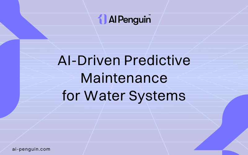 AI-Driven Predictive Maintenance for Water Systems screenshot 1