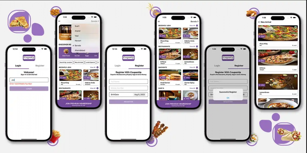 CouponUp is an iOS app that helps you find great discounts and deals at restaurants screenshot 2
