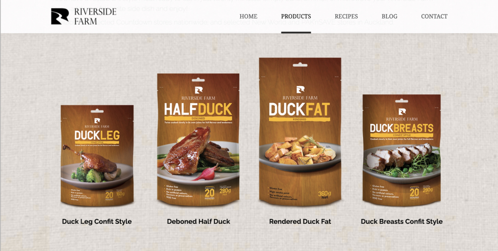 Riverside Farm - Brand, Naming, Packaging Design, Website screenshot 1