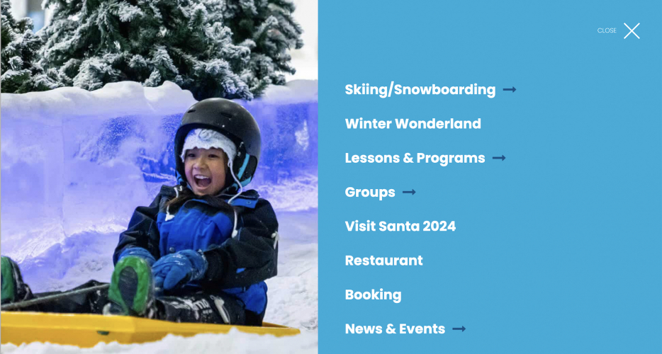 Snowplanet Website Design screenshot 3