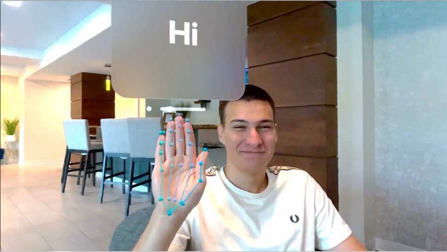 Sign Language Translator on Vision Pro screenshot 1