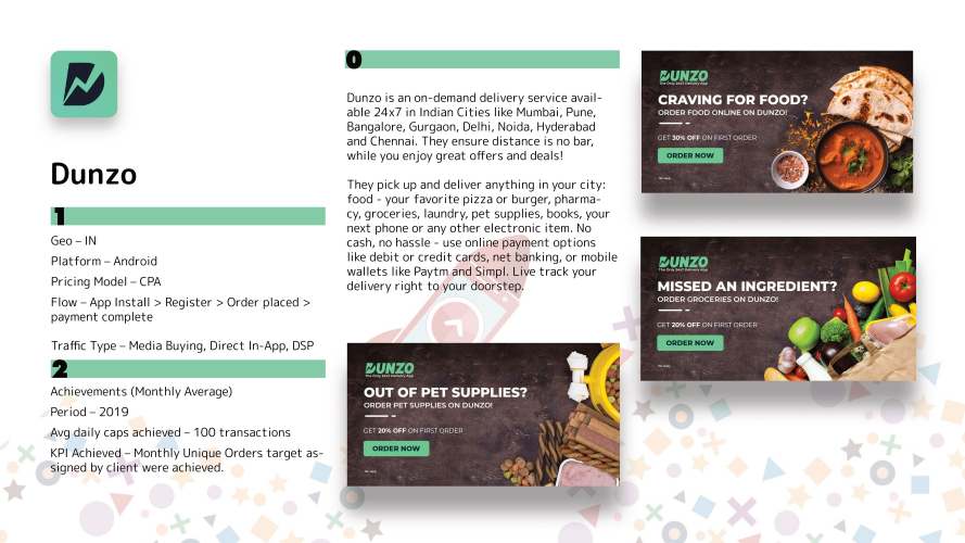 Case Dunzo screenshot 1