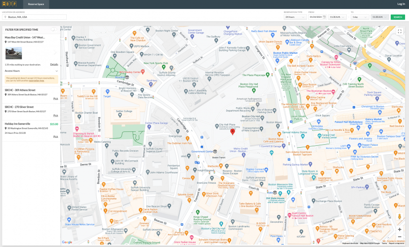 Downtime Parking: Making parking reservation and management easier screenshot 2