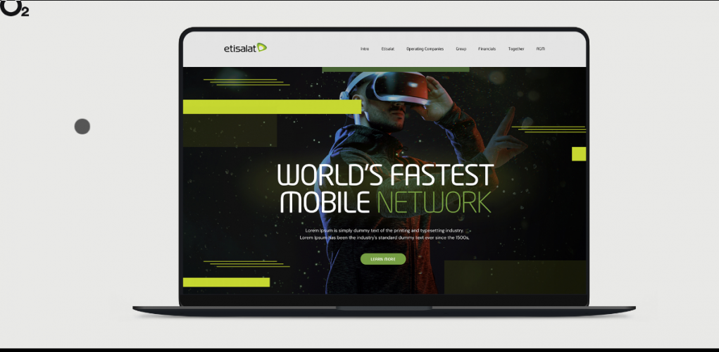 Beyond the Page: Etisalat's Interactive Annual Report Experience. screenshot 2