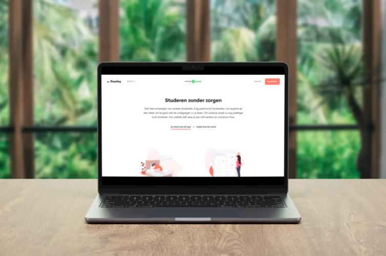 Flowley is an e-health platform for students in The Netherlands. screenshot 1