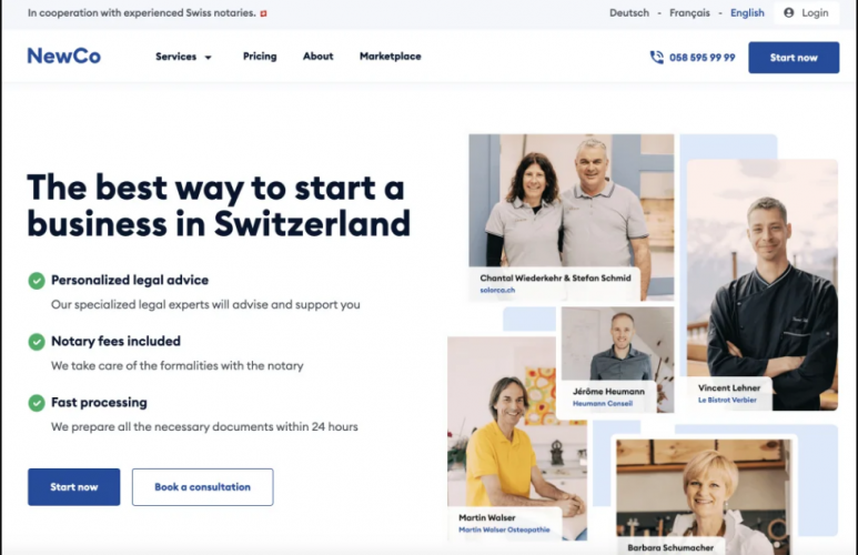NewCo – SEO Management & UX / UI Consulting screenshot 1