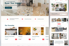 Designtegels Home Page Custom Mockup Design