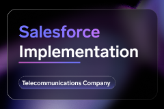 Salesforce CRM Implementation for a Telecommunications Company 