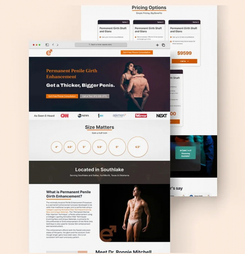 Erection Ceneter - Digital Marketing & Landing Page screenshot 2
