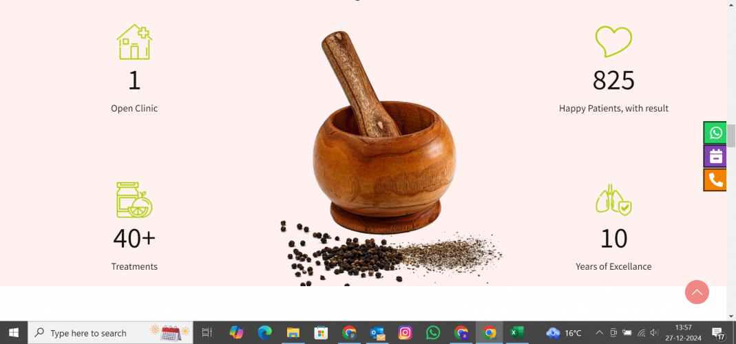 Maitri Ayurveda | SEO Project screenshot 1