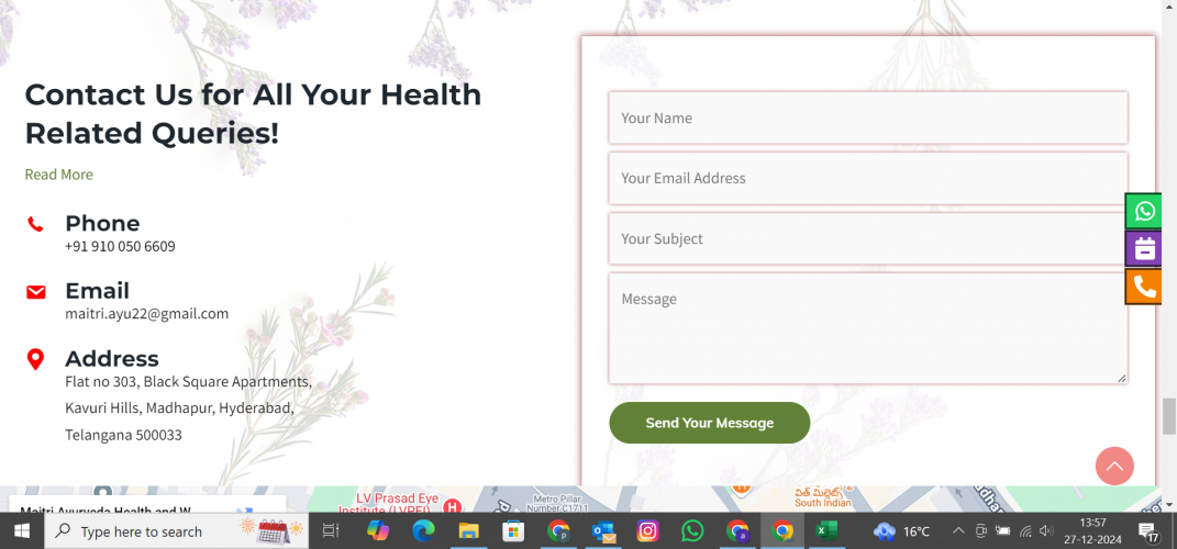 Maitri Ayurveda | SEO Project screenshot 4