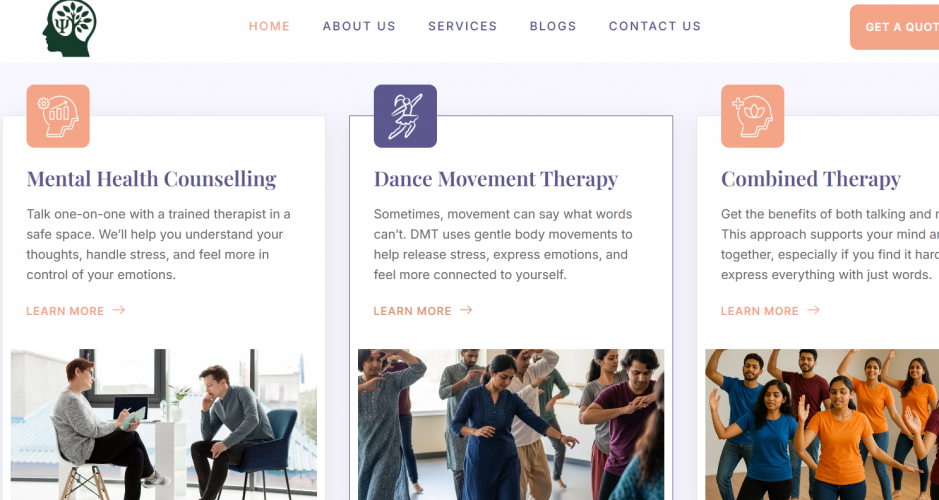 WordPress Website Development - Healthymann screenshot 1