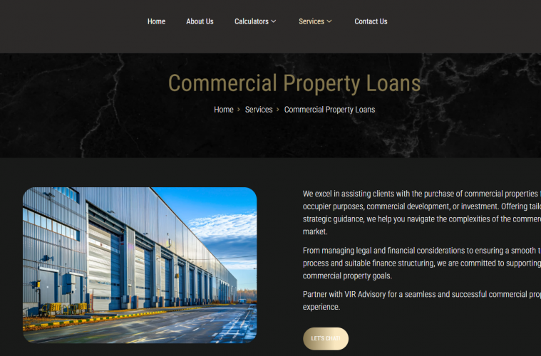 WordPress Website Development - VIR Advisory screenshot 2