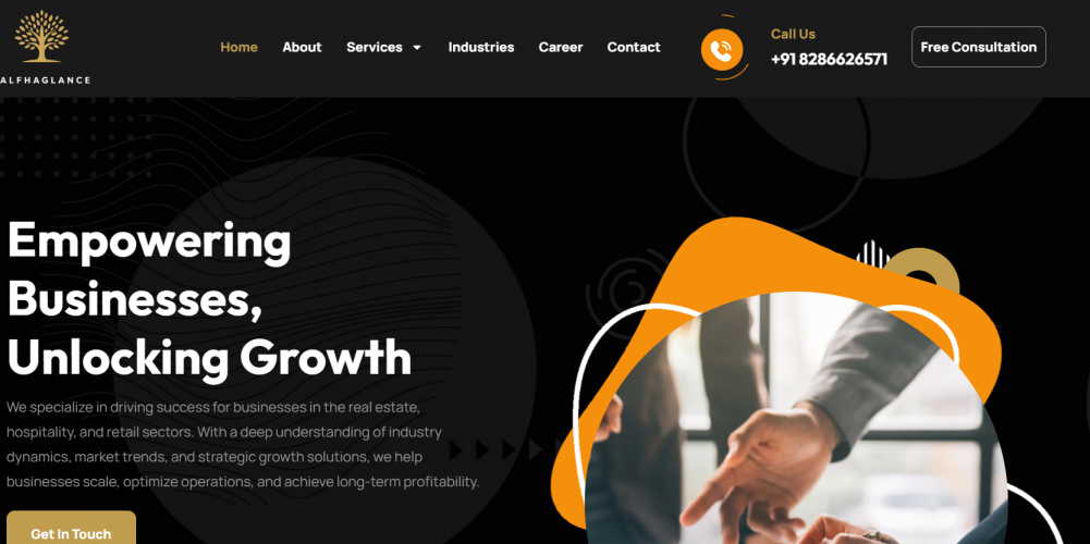 WordPress Website Development Alfhaglance screenshot 2