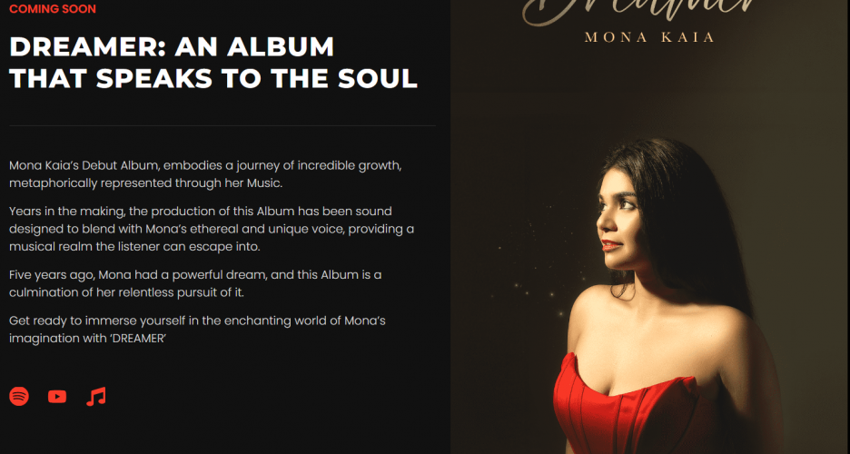 WordPress Website Design Mona Kaia screenshot 2