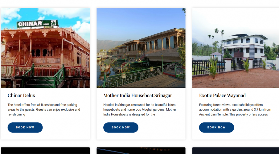 Digital Experience & Booking Platform screenshot 1