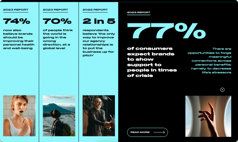 Elevating Meaningful Brands (Havas) with advanced web development screenshot 3