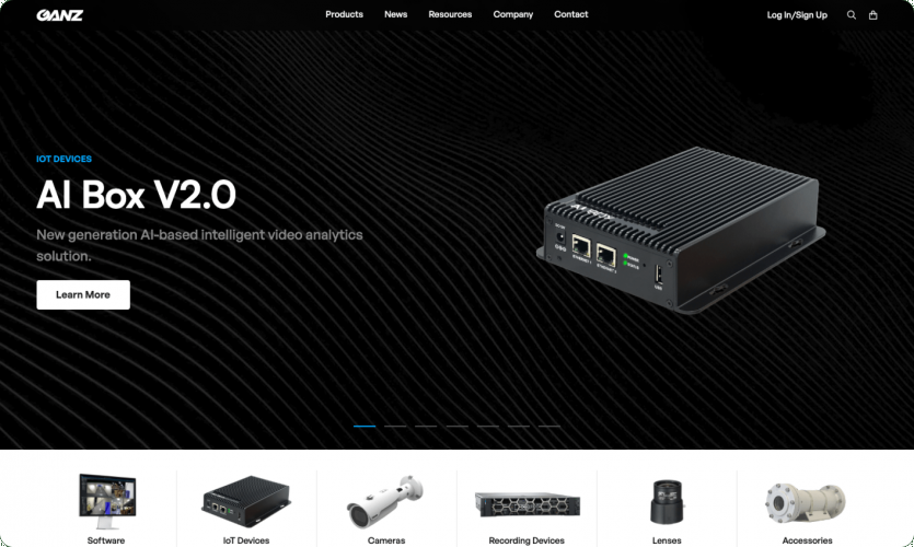 Revolutionizing Ganz Security's digital presence screenshot 1