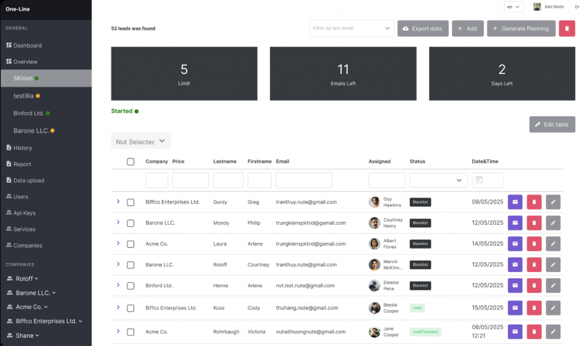 Intelligent B2B Lead Generation Automation screenshot 1