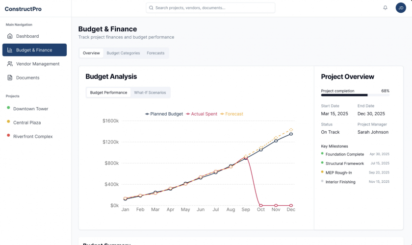 Construction Project Management with Automation screenshot 1