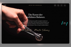 E-commerce platform for a chocolate store