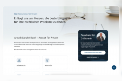Tech evolution of Rechtsanwalt-Heritier website