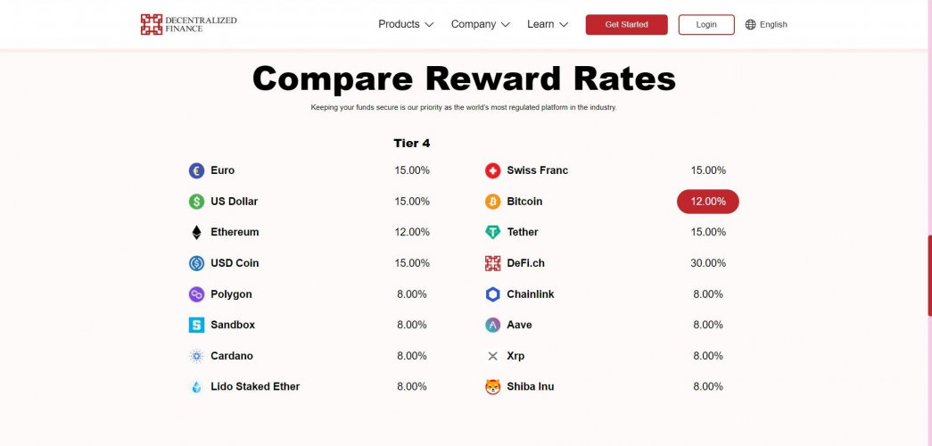 Finance or crypto exchange platform screenshot 3