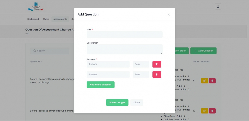 Workforce Assessment Platform screenshot 2
