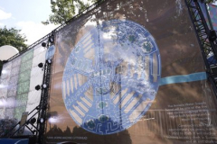 Metro Van at the PNE - LED Tunnel Boring Banner