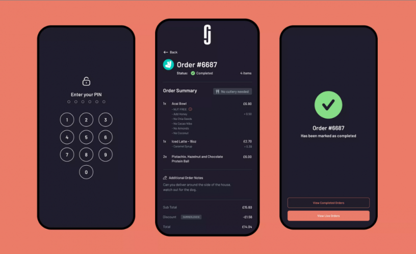 Driving efficiency and user experience in a busy chain of coffee and juice bars. screenshot 4