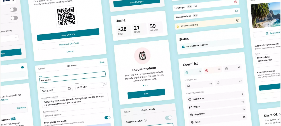 Design System Development for a Wedding Planner screenshot 2