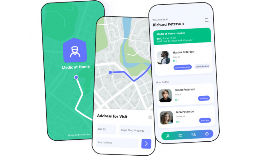 Medic at Home healthcare mobile app screenshot 3