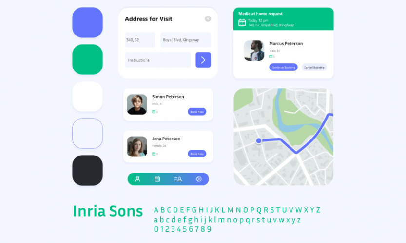 Medic at Home healthcare mobile app screenshot 1