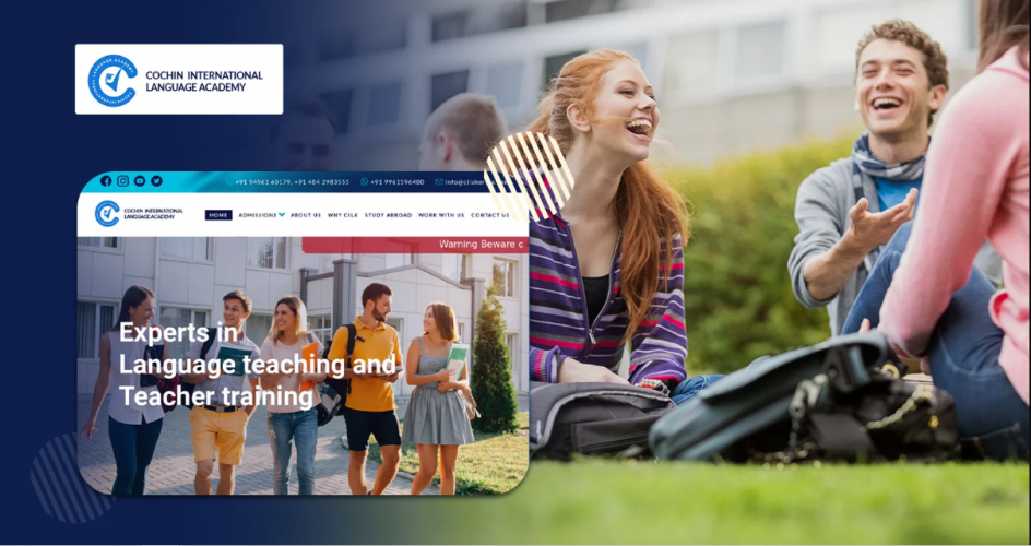 Intellyze's Transformation of CILA: Cochin International Language Academy screenshot 1