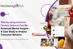 Web Scraping Instamart Grocery Delivery Data for Enhanced Market Insights - A Case Study to Analyze Customer Behavior