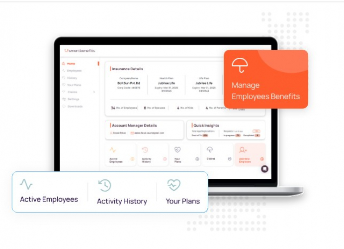 Corporate Health & Wellness Benefits Platform screenshot 1