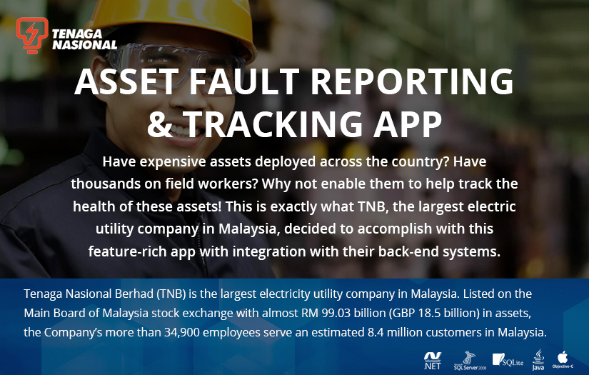 Asset Fault Reporting & Tracking App screenshot 1