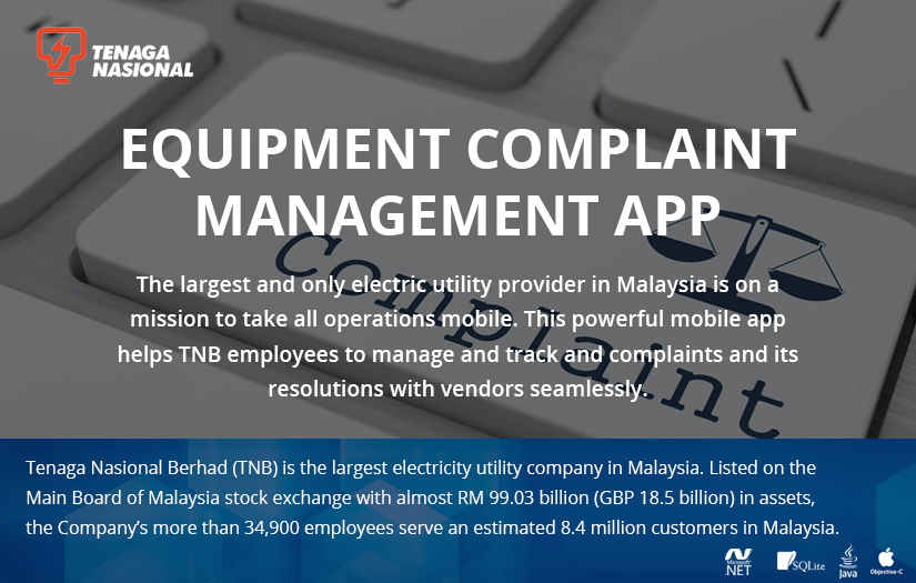 Equipment Complaint Management App screenshot 1