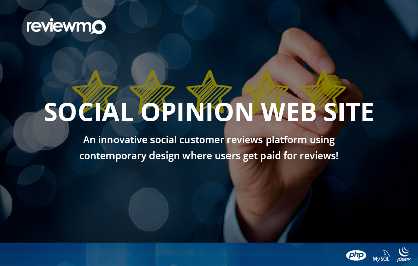 Social Opinion Web Site screenshot 1