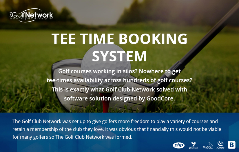 Tee Time Booking System screenshot 1
