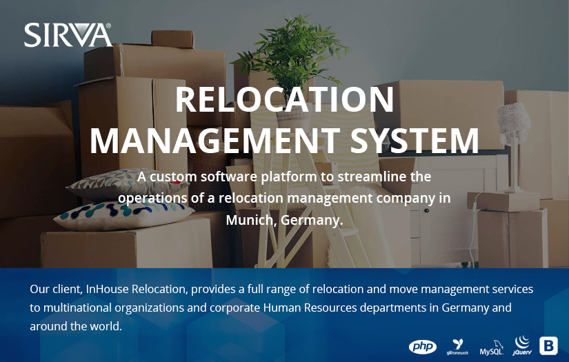 Relocation Management System screenshot 1
