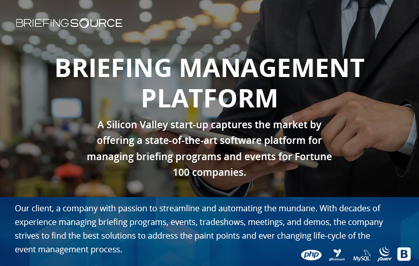 Briefing Management Platform screenshot 1