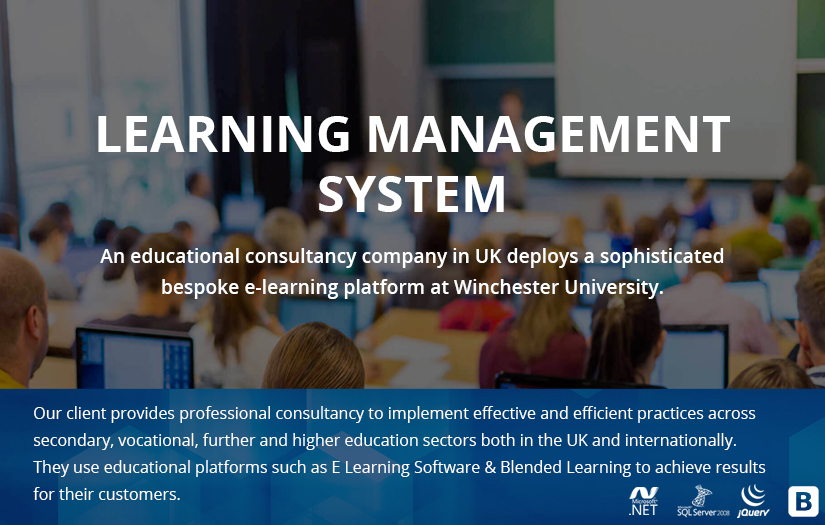Learning Management System screenshot 1