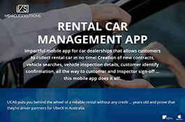 Rental Car Management App