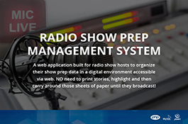 Radio Show Prep Management System